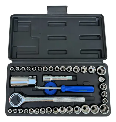 Caja De Herramientas Goodyear 40 Piezas Para Auto