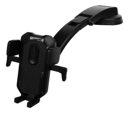 Soporte Celular Auto Sopapa Silicona Rotación 360° Iael Universal Negro