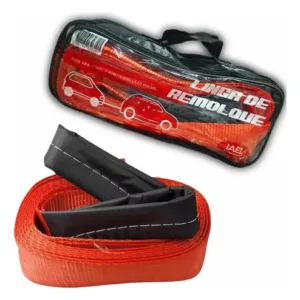 Linga De Remolque, Cinta Plana, Ideal 4x4, 5 M, 7 Ton. Color Rojo