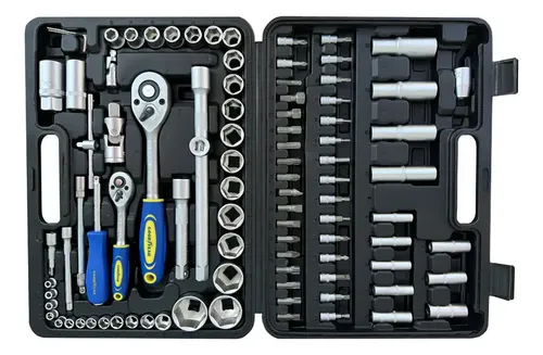 Set Juego Herramientas Combinadas 94 Pcs Goodyear Negro