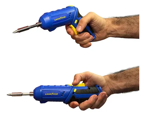 Atornillador Destornillador Inalambrico Electrico Goodyear Azul 1