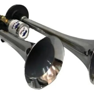 Bocina De Aire Con Electrovalvula Camion 12v/24v Metalica
