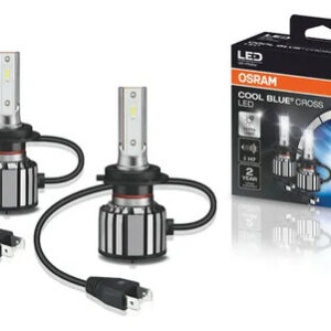 Kit X 2 Lampara Led H7 23w 12v Px26d Cool Blue Cross H7 Negro Azul